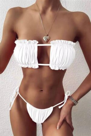 Fırfırlı Brazilian Bikini