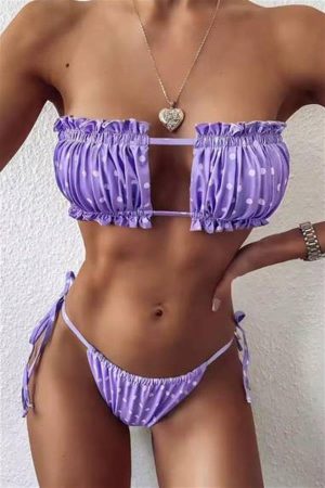 Fırfırlı Brazilian Bikini