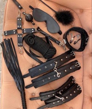 Lady Deri Fantezi Set