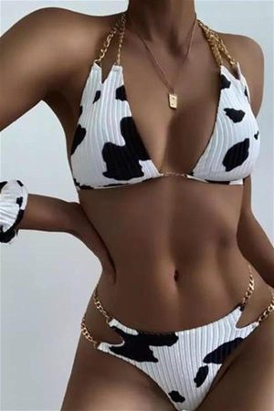 Luxury Chains Cow Bikini
