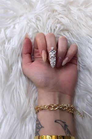 Queen King Nail Ring