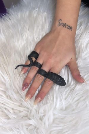 Snake Diamond Ring